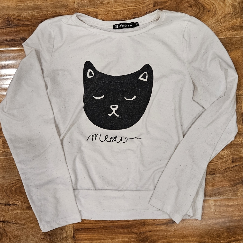 White Sweater With Cat